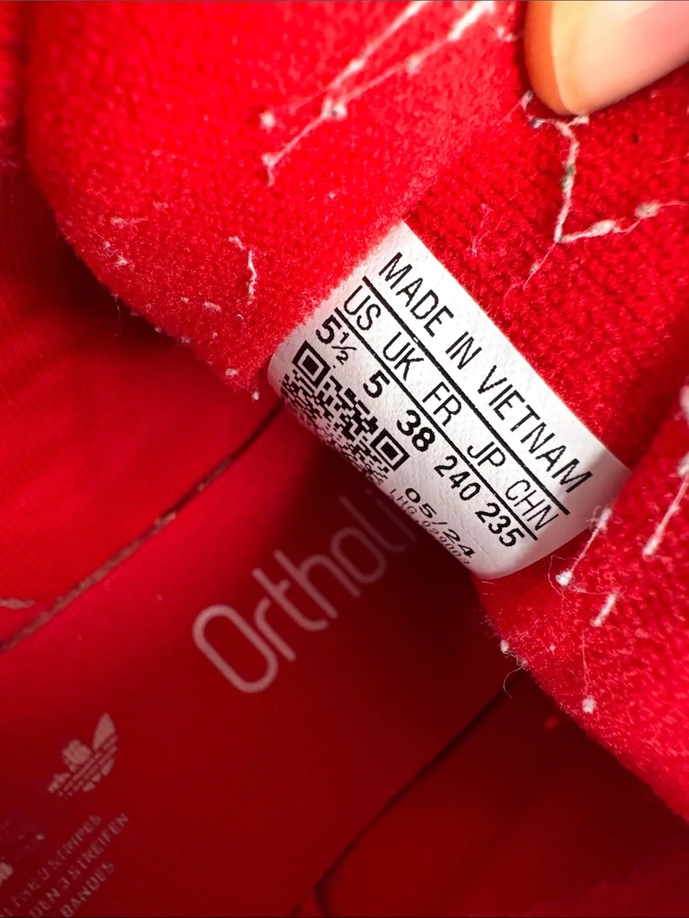 adidas bright red